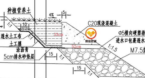 路肩墻圖紙